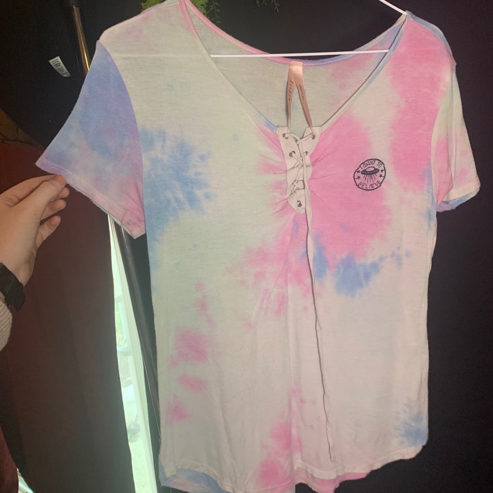 Soft Lace-Front Tee